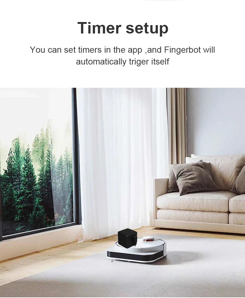 Tuya Zigbee Smart Fingerbot Switch, Button Pusher, Alexa/Google Control
