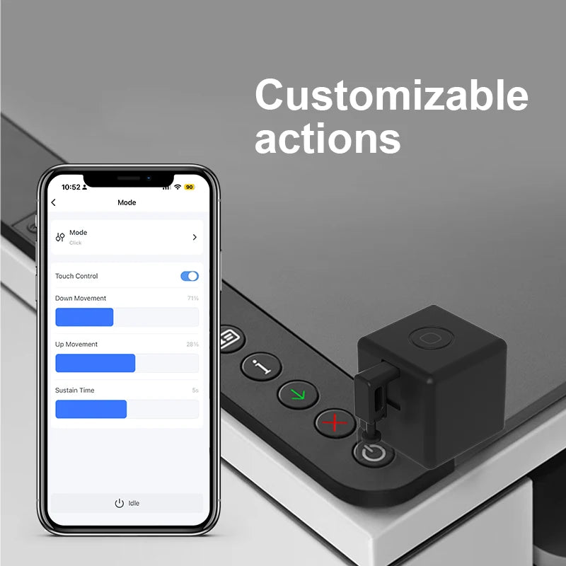 Tuya Zigbee Smart Fingerbot Switch, Button Pusher, Alexa/Google Control