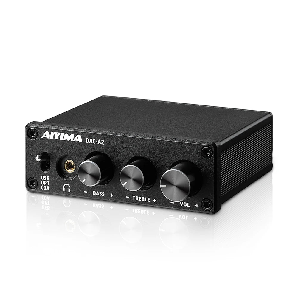 AIYIMA DAC-A2 HiFi USB DAC & Headphone Amplifier, Optical/Coaxial Output