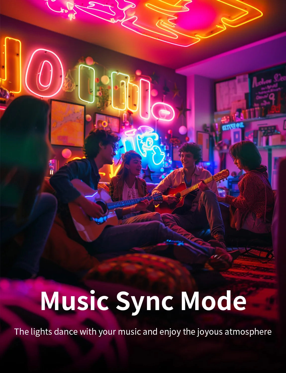 Smart RGB LED Strip Lights, SMD 5050, APP & Remote Control