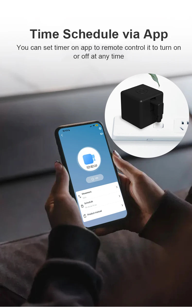 Tuya Zigbee Smart Fingerbot Switch, Button Pusher, Alexa/Google Control