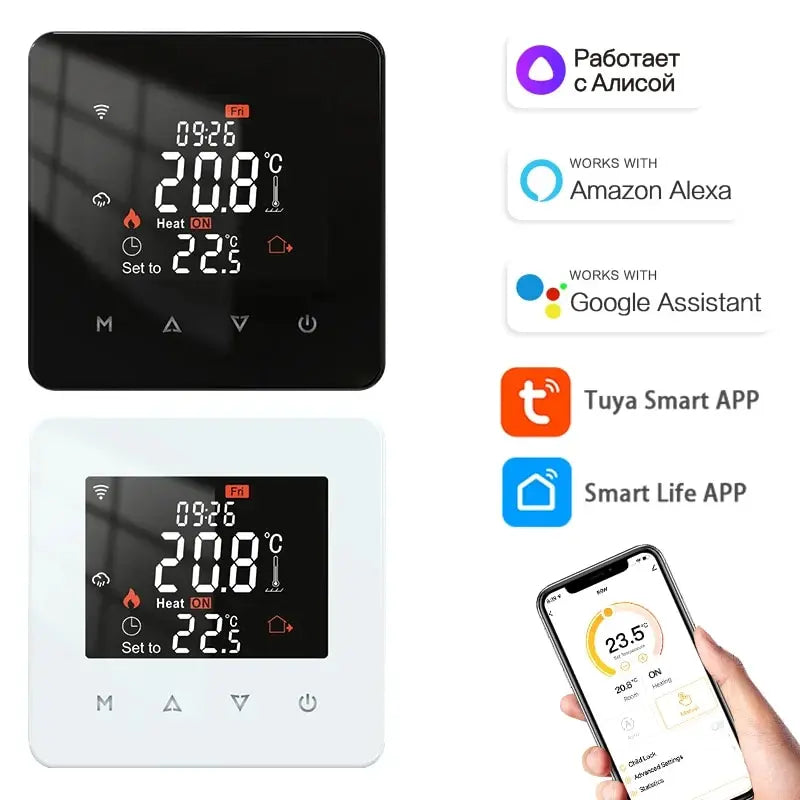 Tuya WiFi Smart Thermostat for Water/Electric Floor Heating & Gas Boiler