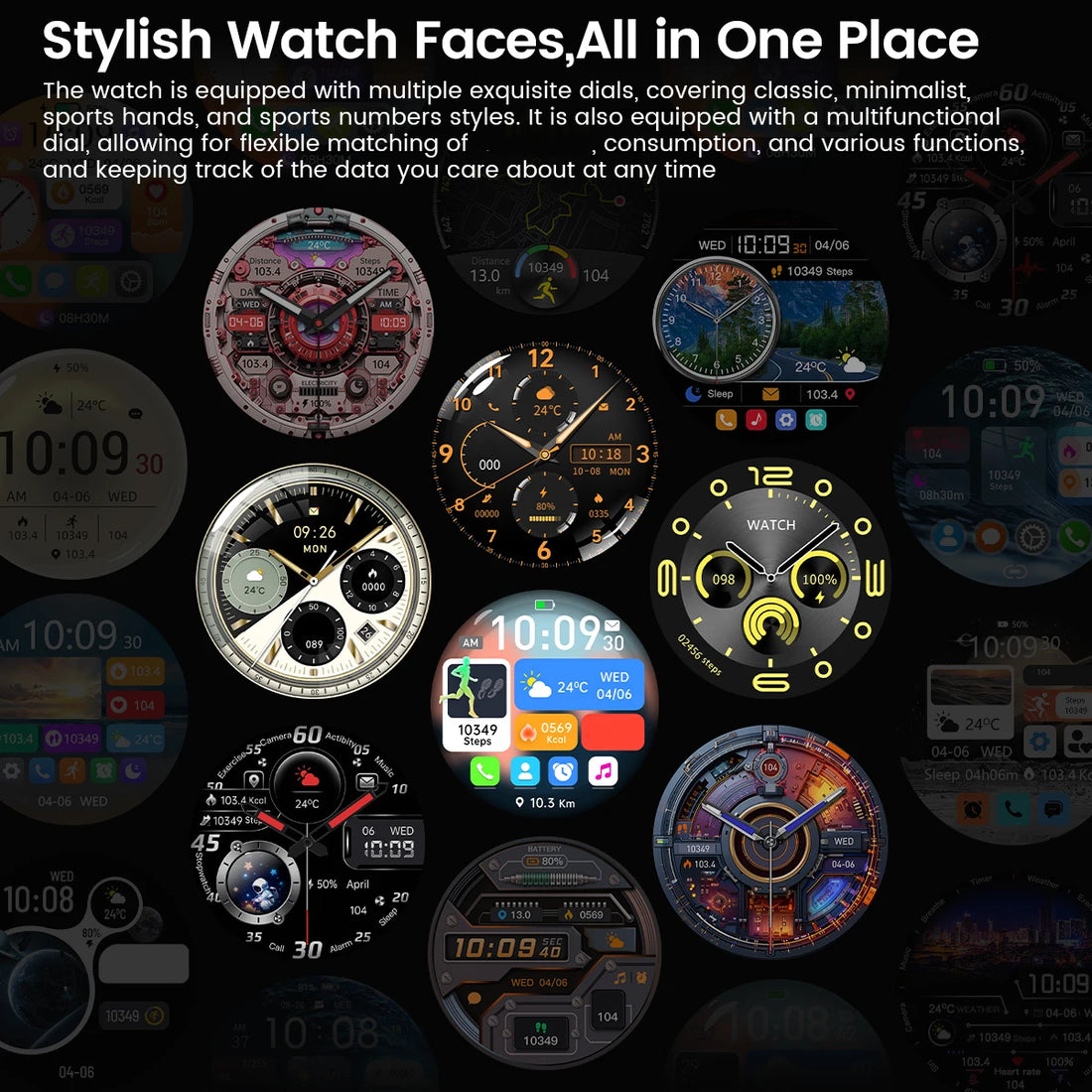 2025 Men’s Smartwatch, AMOLED 360×360, GPS, NFC, Bluetooth Calls
