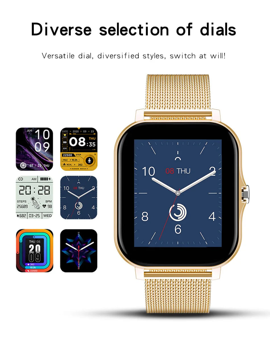 2024 Smartwatch with Bluetooth Call, Health Monitor, 1.44" Color Screen
