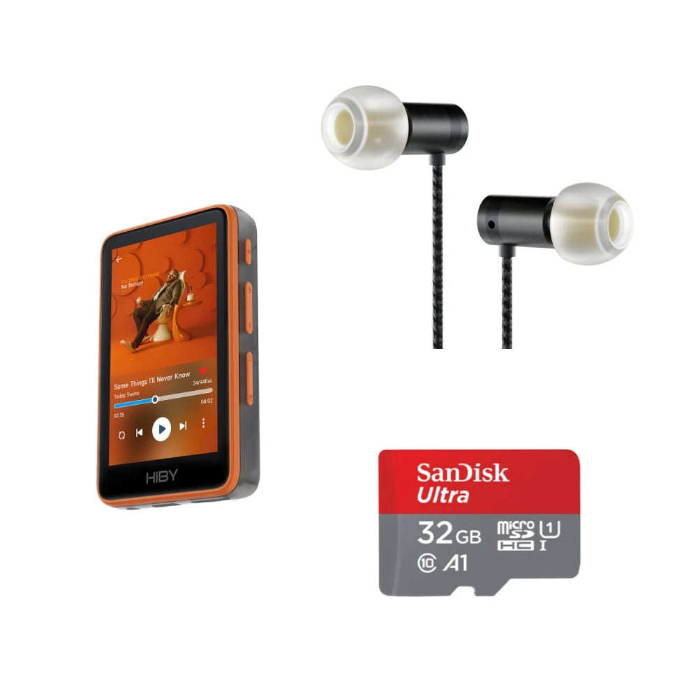 HiBy R1 HiFi Music Player, MP3, USB DAC, WiFi & Bluetooth 5.1