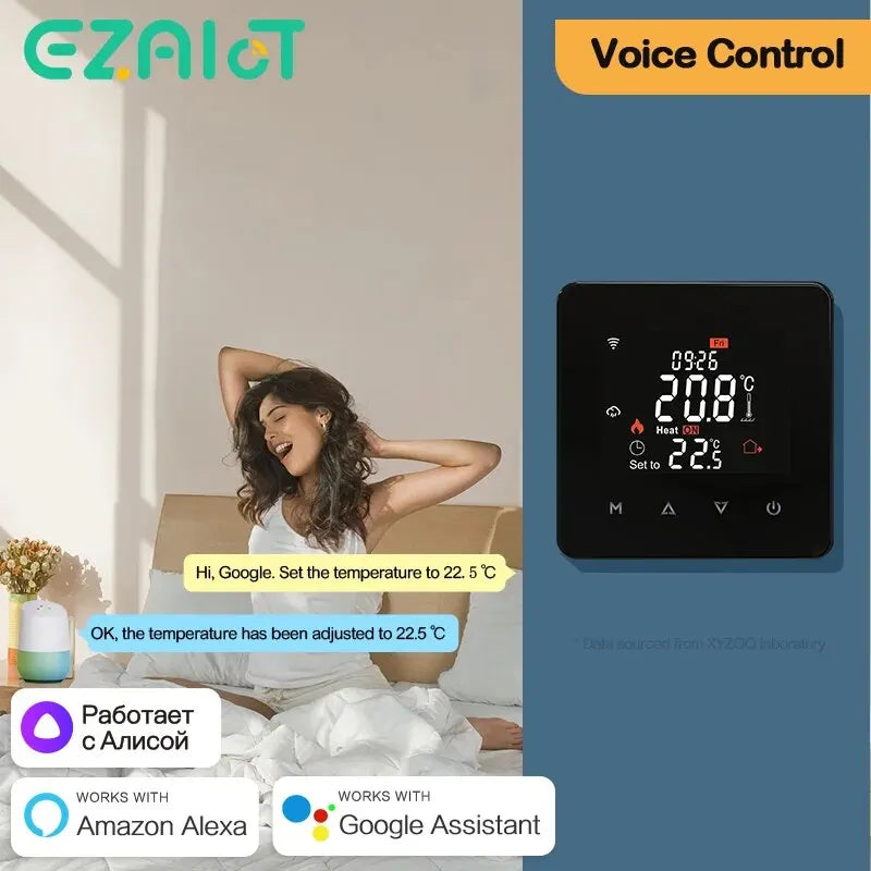 Tuya WiFi Smart Thermostat for Water/Electric Floor Heating & Gas Boiler