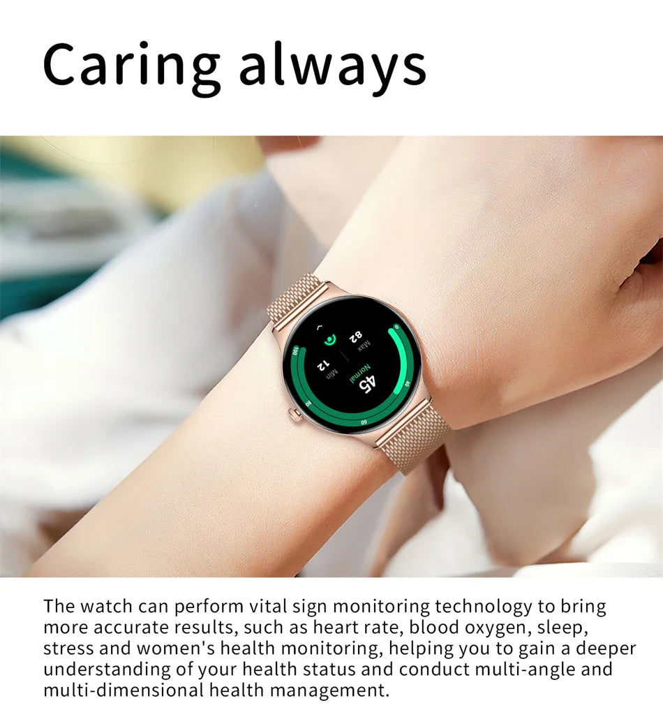 Huawei Ultra Slim AMOLED Smartwatch for Women, Always-On Display, BT Calling