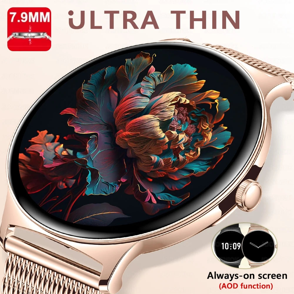 Huawei Ultra Slim AMOLED Smartwatch for Women, Always-On Display, BT Calling