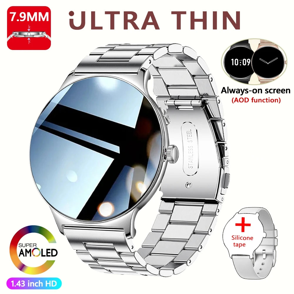 Huawei Ultra Slim AMOLED Smartwatch for Women, Always-On Display, BT Calling
