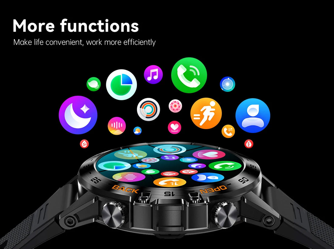 Abelanja Steel Smartwatch, Bluetooth Calling, Fitness Tracker, IP67
