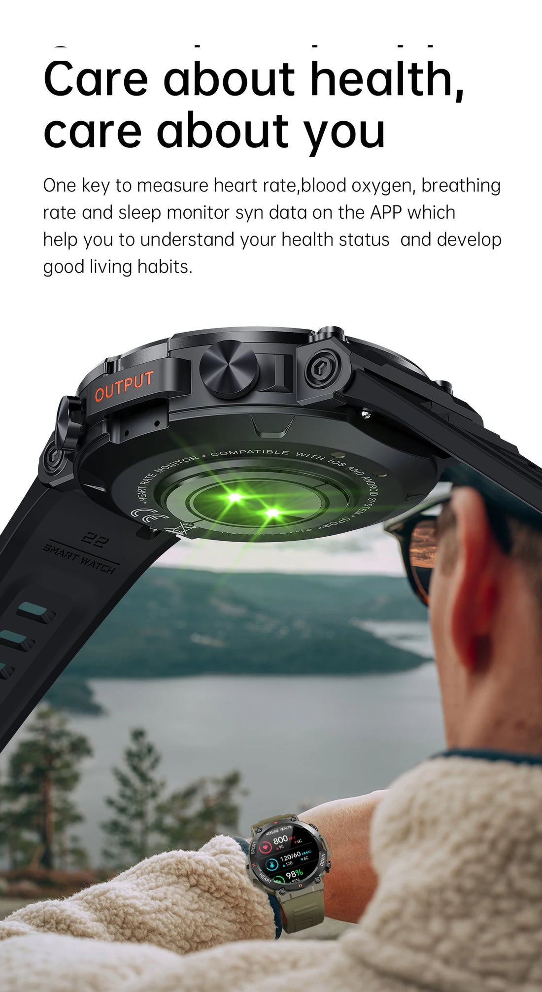 K56Pro Smartwatch, 1.39" HD, Heart Rate, Bluetooth, Long Standby