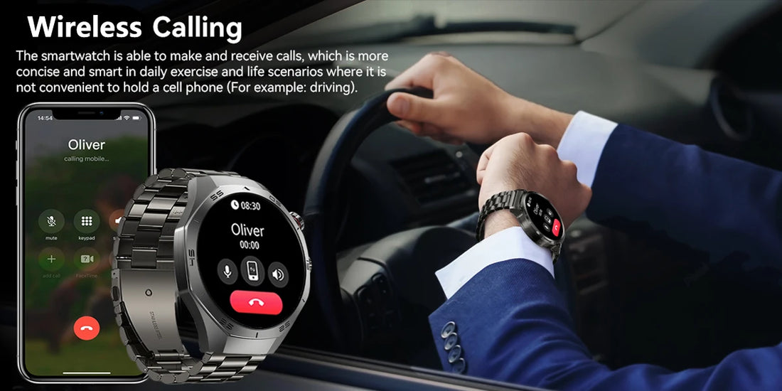 2025 Huawei GT5 Pro Smartwatch for Men, AMOLED, GPS, Bluetooth Calls
