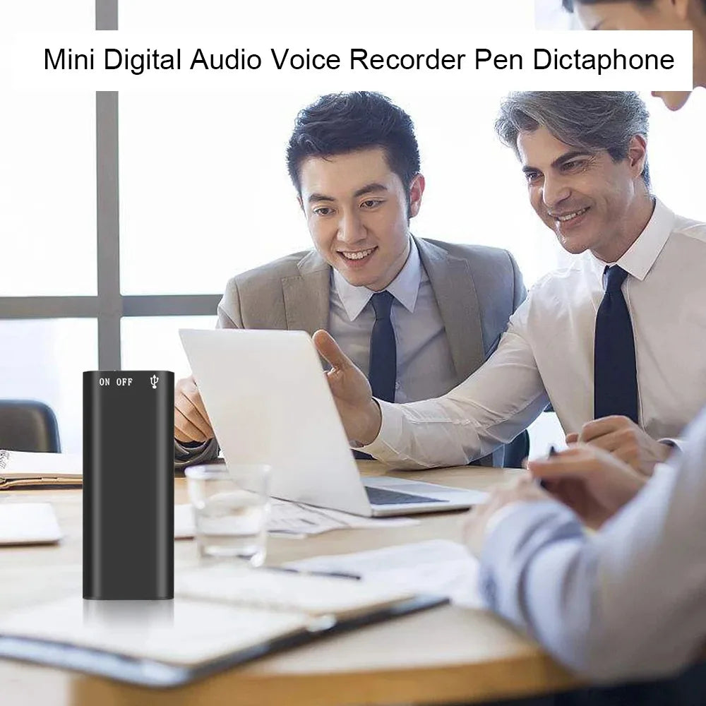 3-in-1 Digital Voice Recorder, MP3 Player, 192Kbps Audio Recorder