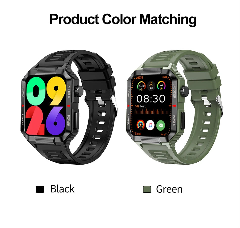 NFC GPS Smartwatch for Men, 1.99" HD, Bluetooth Call, Fitness Tracker