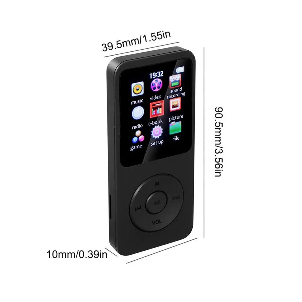Bluetooth MP3/MP4 Music Player with TFT LCD, E-Book & Audio Recorder