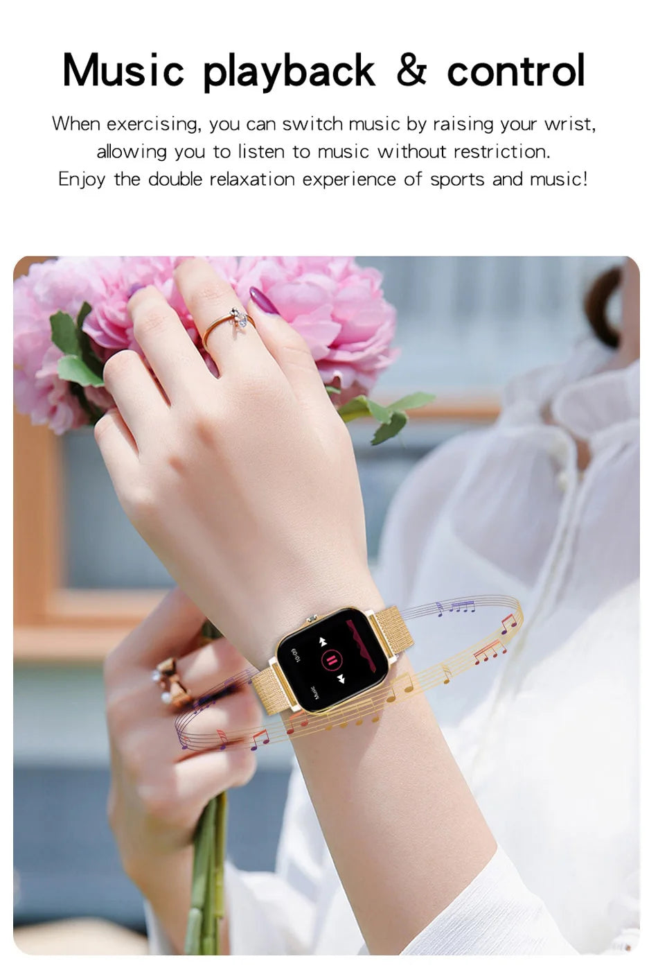 2024 Smartwatch with Bluetooth Call, Health Monitor, 1.44" Color Screen