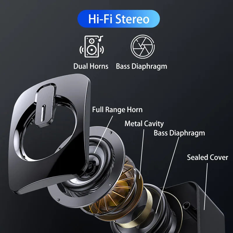 USB Wired PC Speakers with HIFI Stereo and LED Light