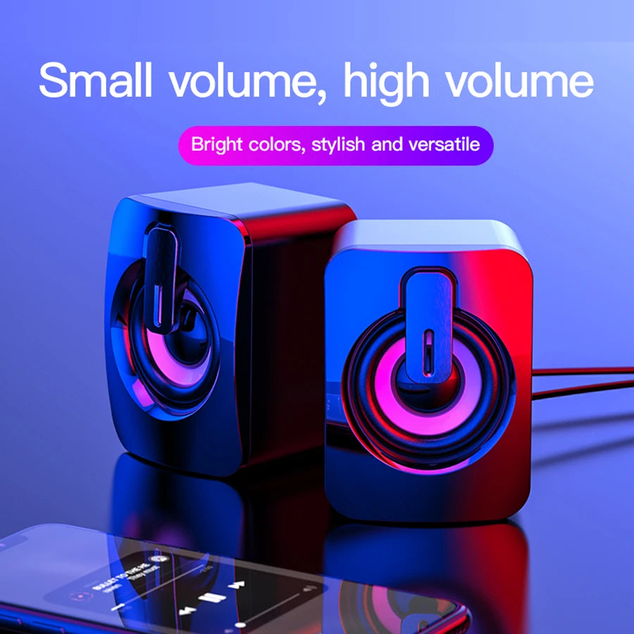 Mini PC Speaker for Computer, Laptop, Desktop – Compact Audio System