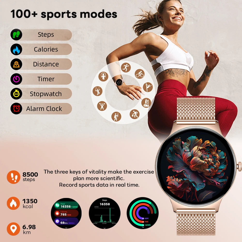 Huawei Ultra Slim AMOLED Smartwatch for Women, Always-On Display, BT Calling