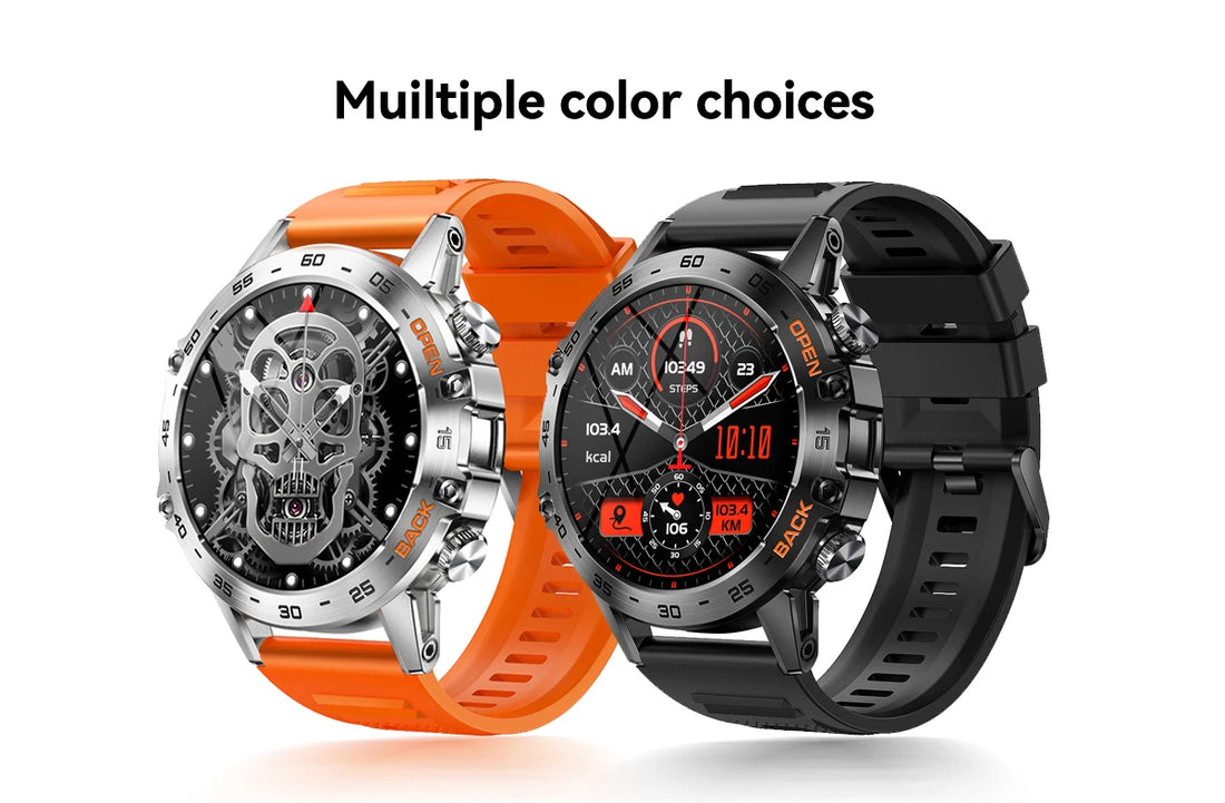 Abelanja Steel Smartwatch, Bluetooth Calling, Fitness Tracker, IP67