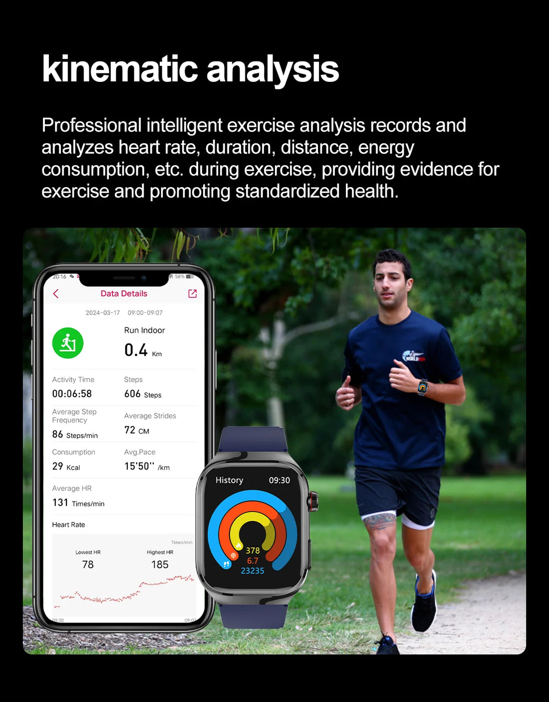 2025 Micro Health Smartwatch for Men, Body & Organ Monitor, Bluetooth Call