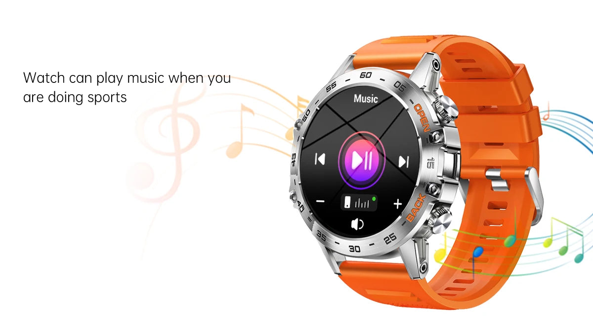 Abelanja Steel Smartwatch, Bluetooth Calling, Fitness Tracker, IP67