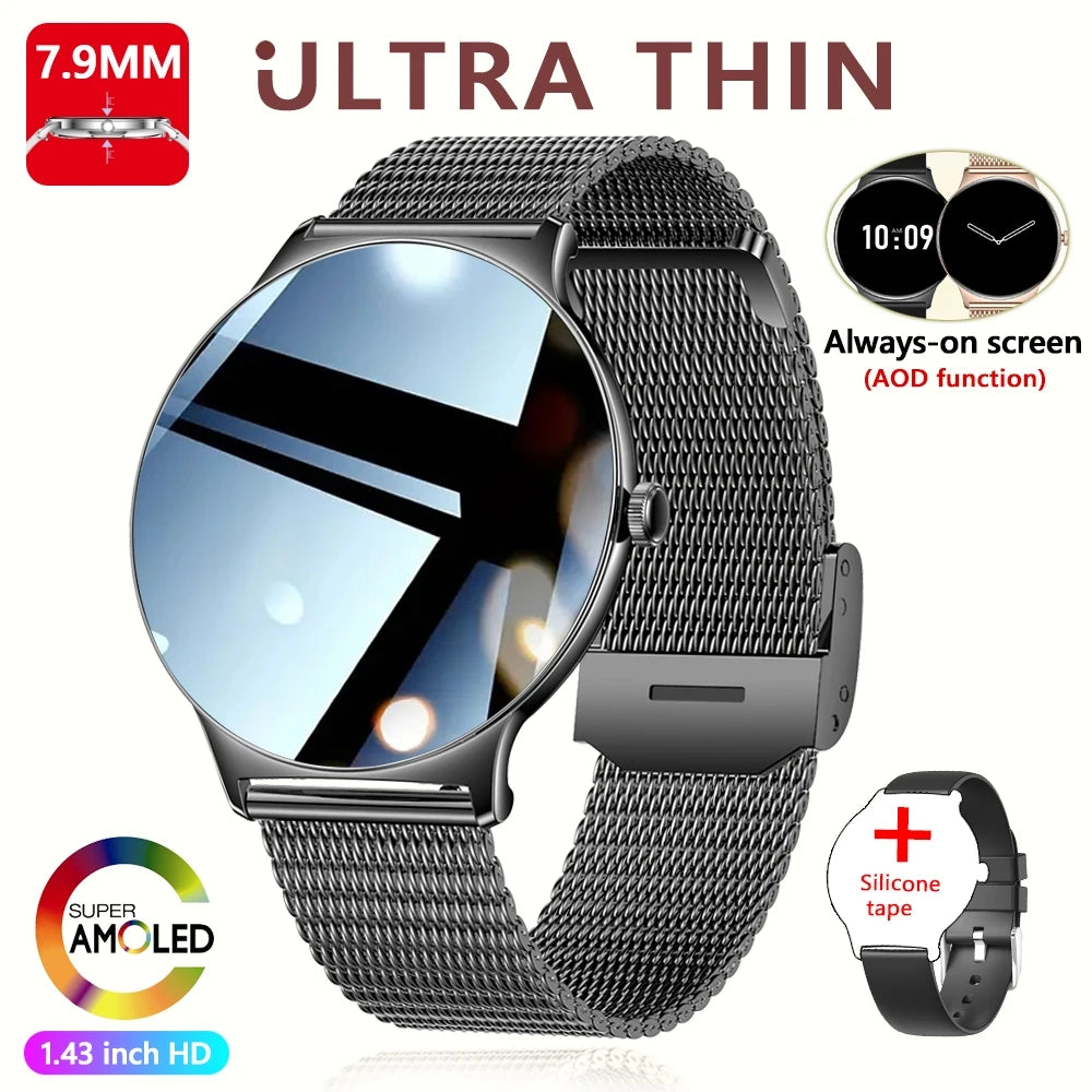Huawei Ultra Slim AMOLED Smartwatch for Women, Always-On Display, BT Calling
