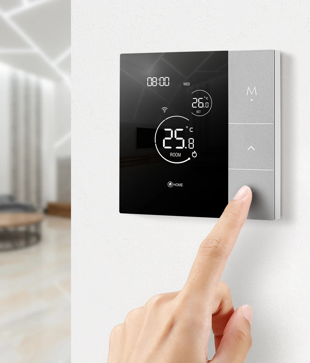 WiFi Smart Thermostat, Tuya, for Boiler/Electric/Underfloor Heating