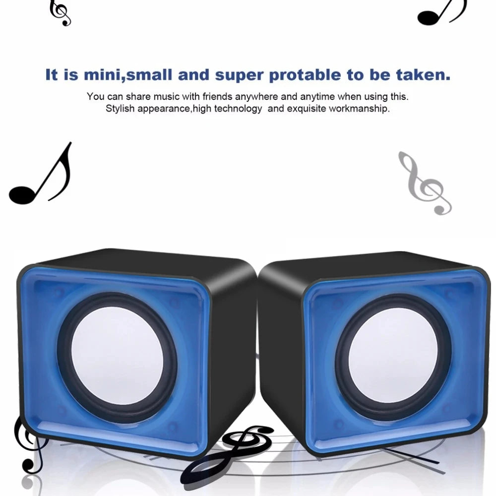 Mini PC Speaker for Computer, Laptop, Desktop – Compact Audio System