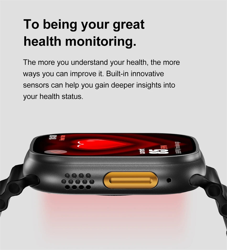 DT Ultra 3 Smartwatch, AMOLED, 4GB Music Player, Bluetooth, AI