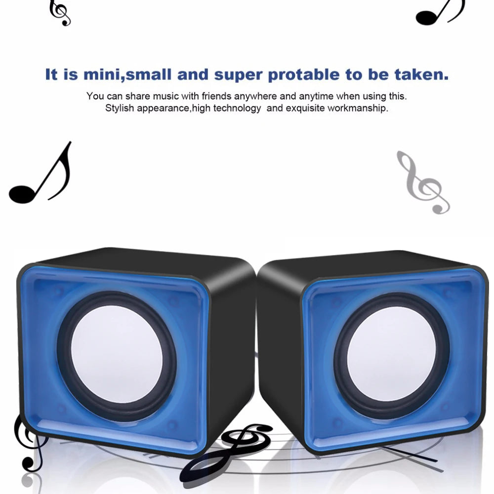 Mini PC Speaker for Computer, Laptop, Desktop – Compact Audio System