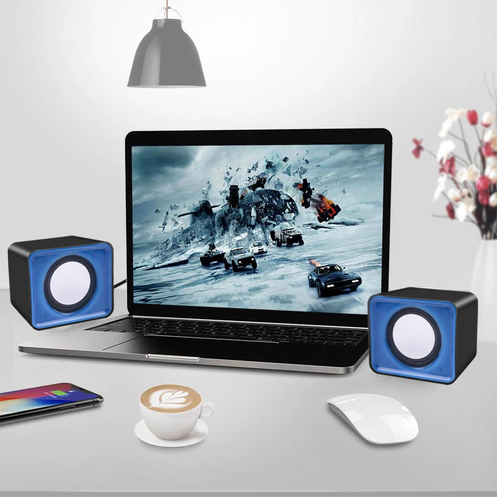 Mini PC Speaker for Computer, Laptop, Desktop – Compact Audio System
