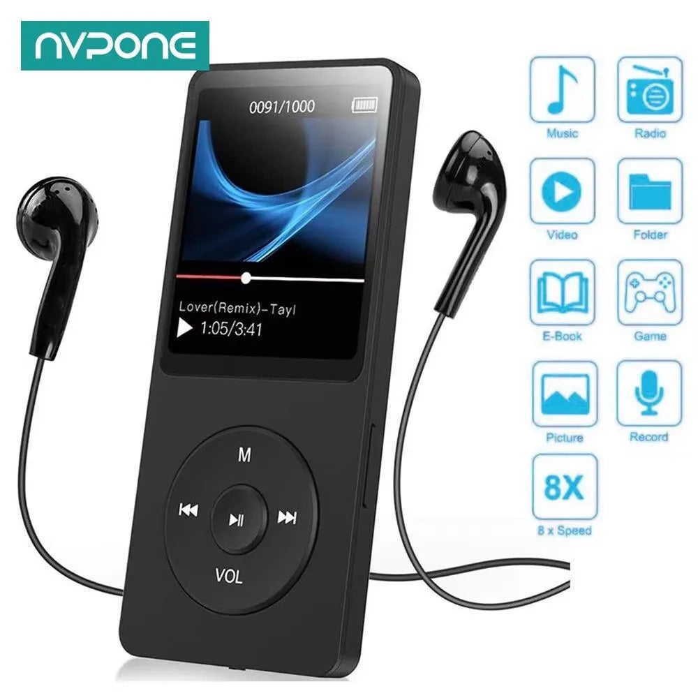 Bluetooth MP3/MP4 Music Player with TFT LCD, E-Book & Audio Recorder