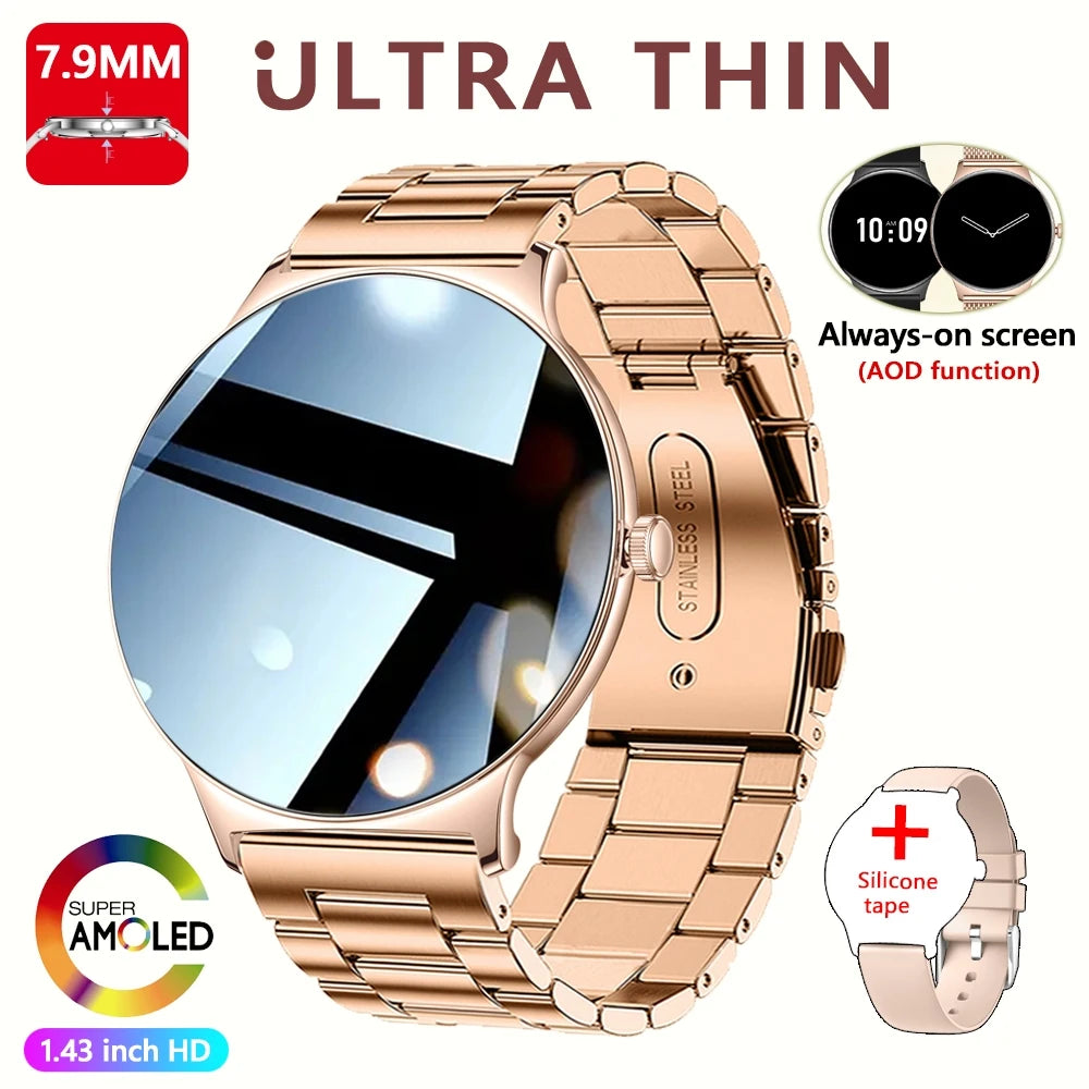 Huawei Ultra Slim AMOLED Smartwatch for Women, Always-On Display, BT Calling