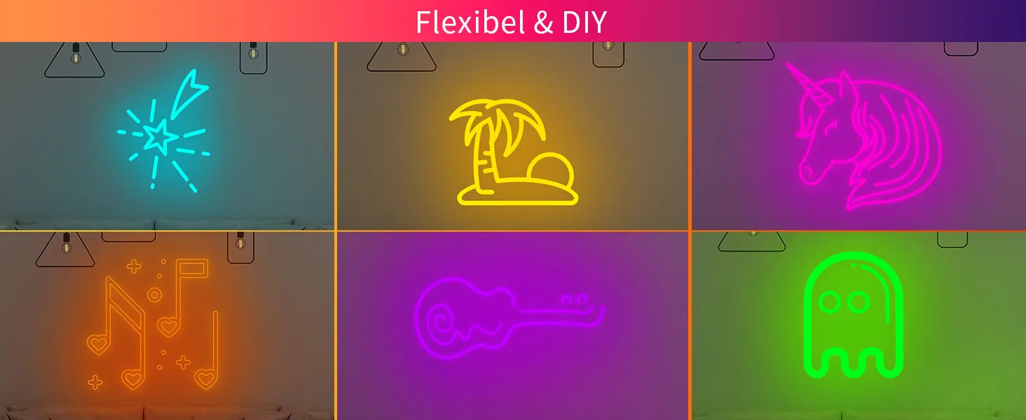 Smart RGB LED Strip Lights, SMD 5050, APP & Remote Control