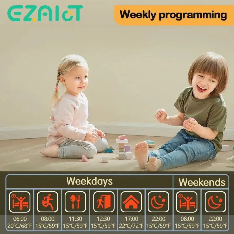 Tuya WiFi Smart Thermostat for Water/Electric Floor Heating & Gas Boiler