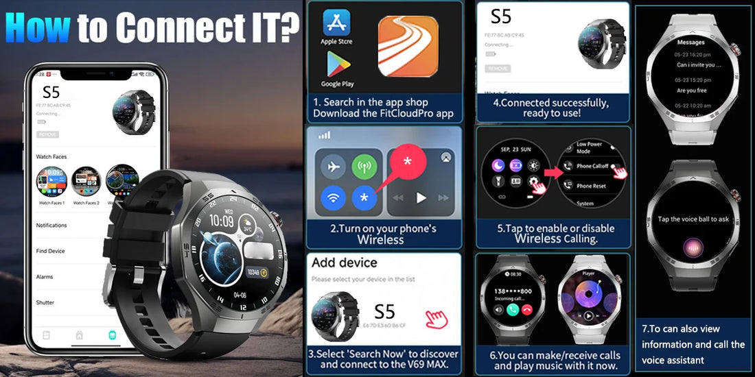 2025 Huawei GT5 Pro Smartwatch for Men, AMOLED, GPS, Bluetooth Calls