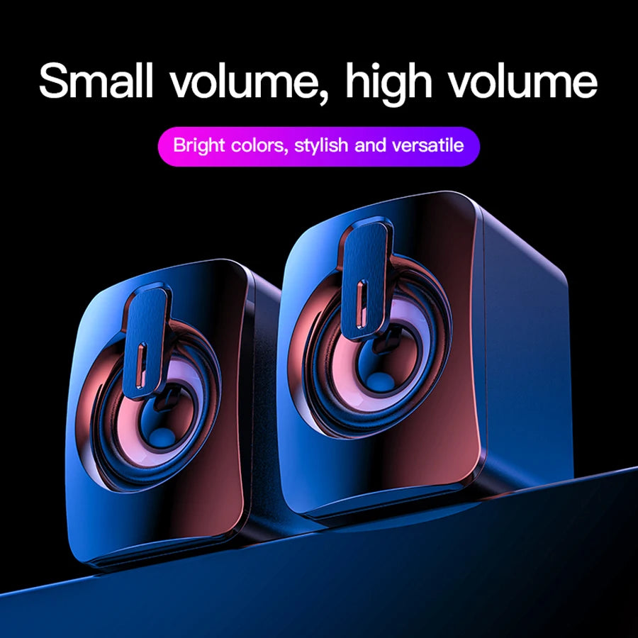 Mini PC Speaker for Computer, Laptop, Desktop – Compact Audio System