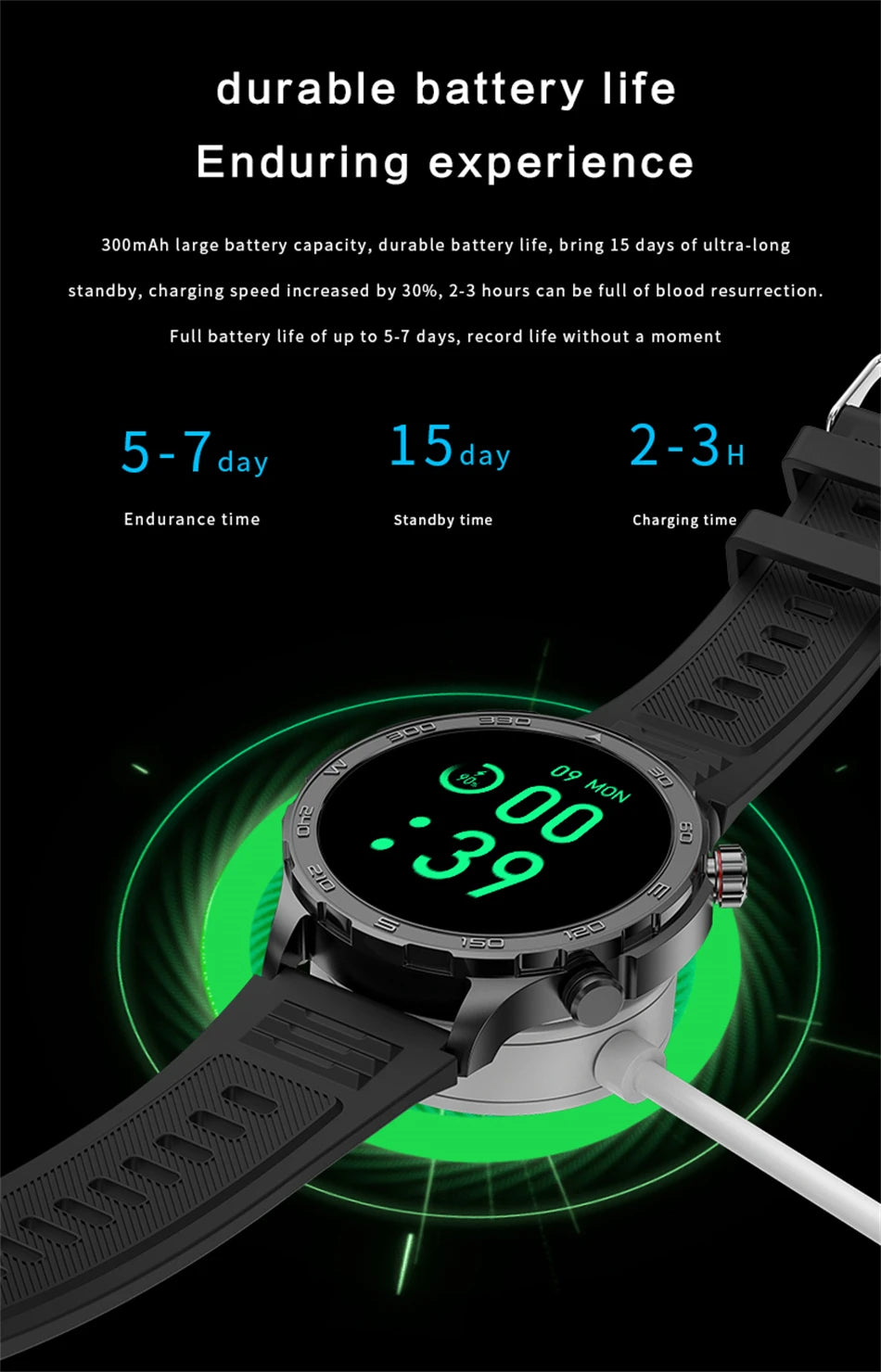 2025 Bluetooth Call Smartwatch for Men, AMOLED HD, NFC, GPS, IP68