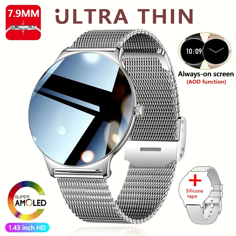 Huawei Ultra Slim AMOLED Smartwatch for Women, Always-On Display, BT Calling