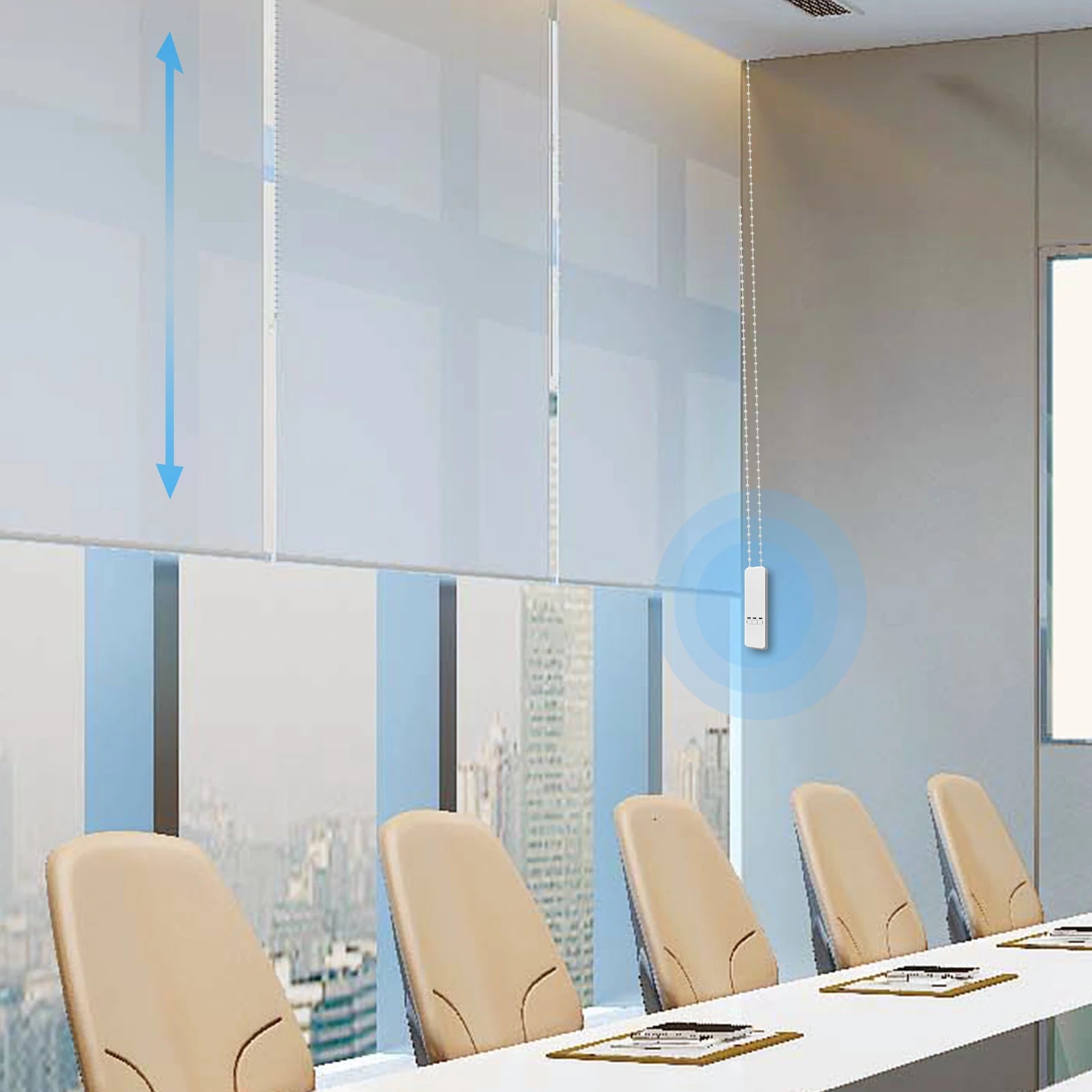 MOES Tuya WiFi Smart Roller Blind Motor, Electric Chain Drive, RF Remote