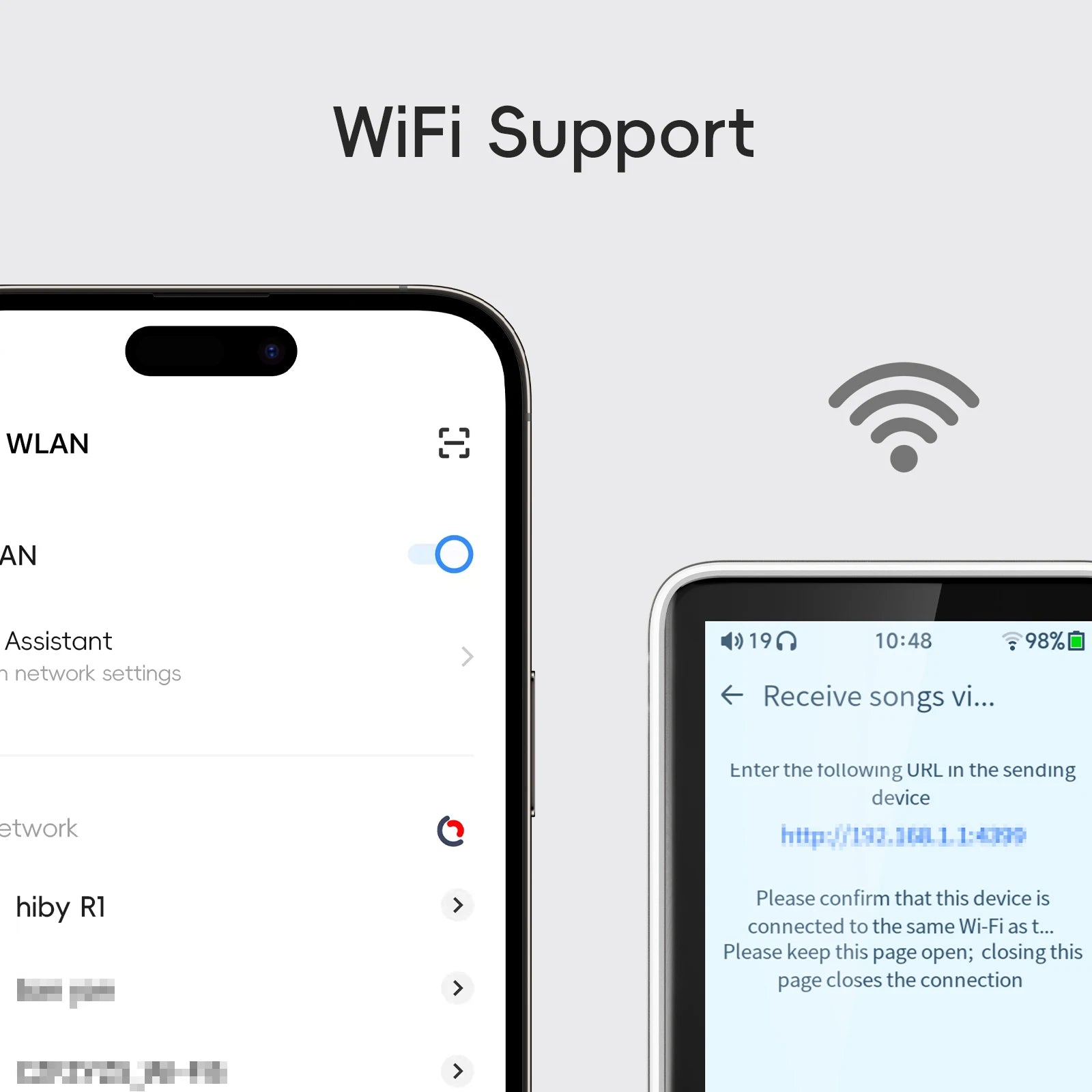 HiBy R1 HiFi Music Player, MP3, USB DAC, WiFi & Bluetooth 5.1
