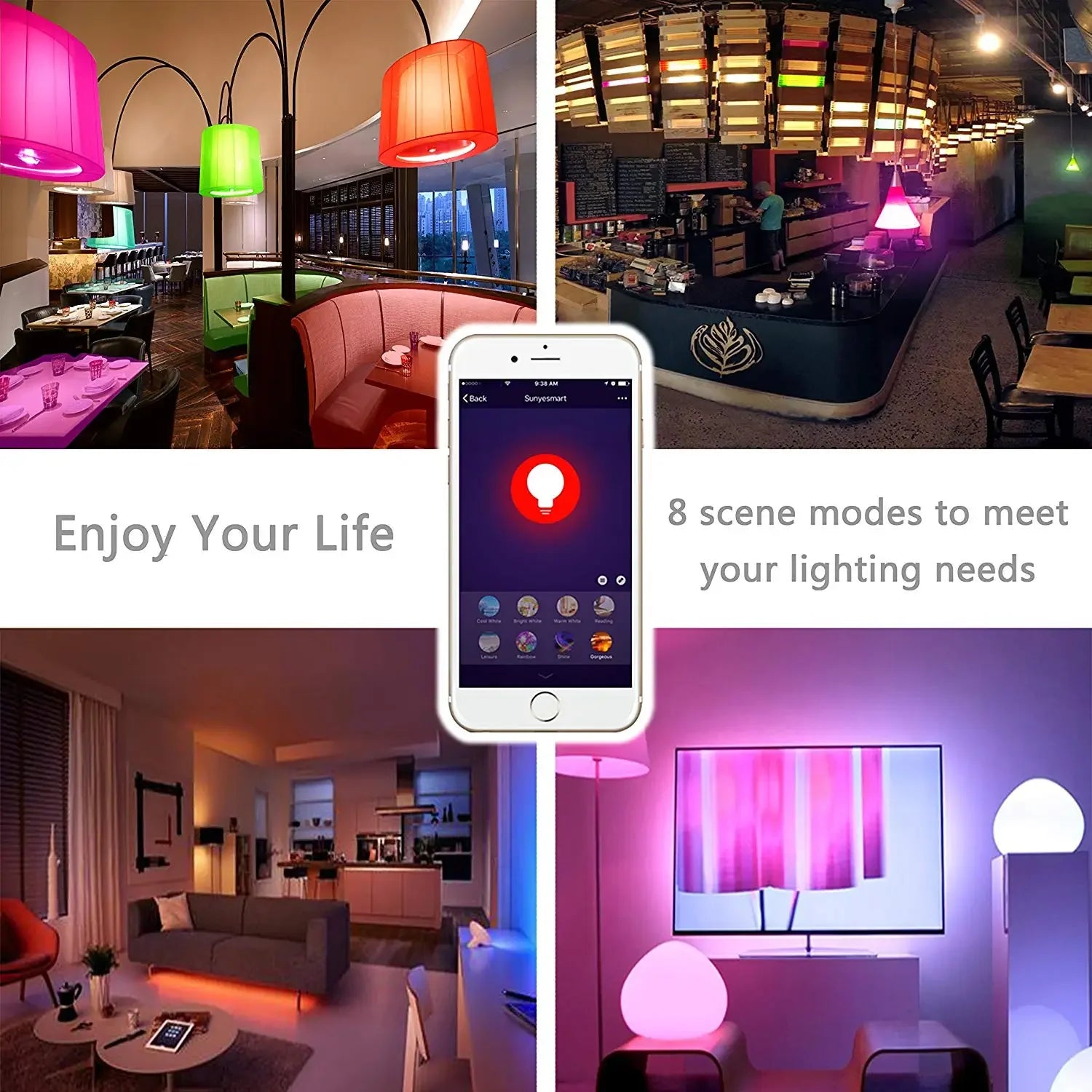 Melery WiFi Smart LED Bulb, B22 A19, 7W (70W Eq), Alexa/Google