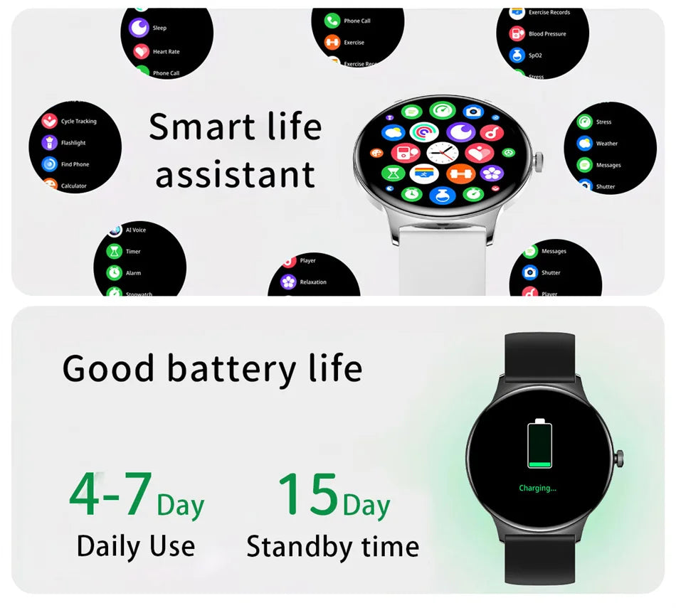 Huawei Ultra Slim AMOLED Smartwatch for Women, Always-On Display, BT Calling