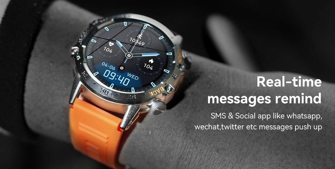 Abelanja Steel Smartwatch, Bluetooth Calling, Fitness Tracker, IP67