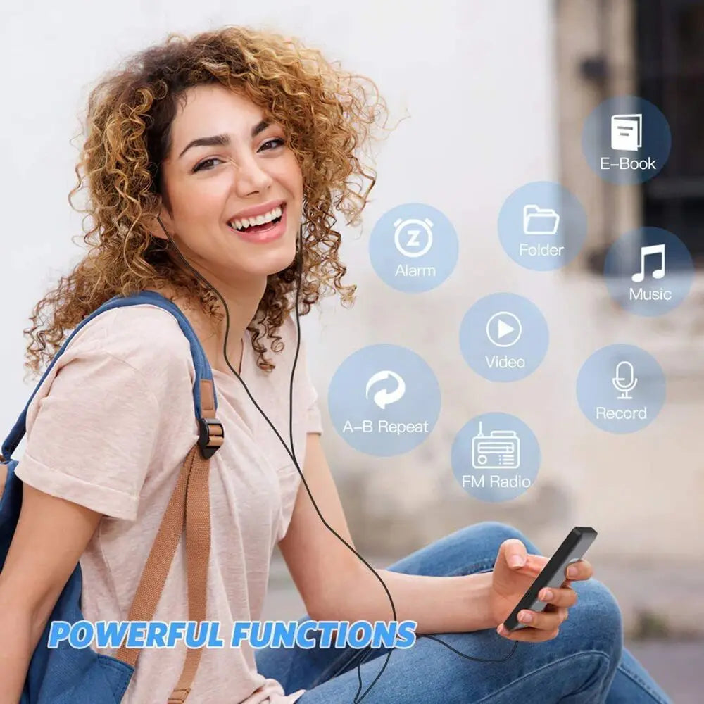 Bluetooth MP3/MP4 Music Player with TFT LCD, E-Book & Audio Recorder