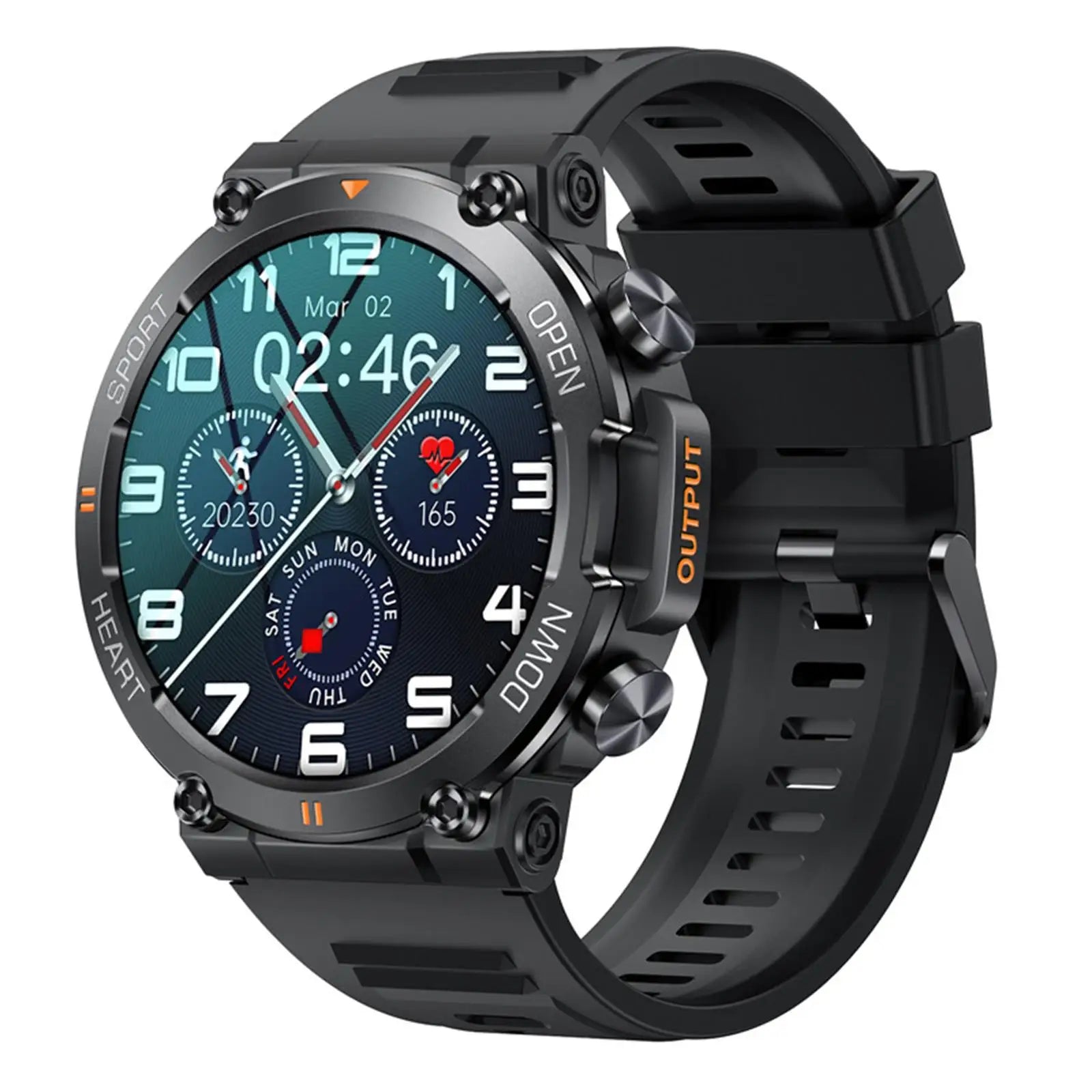 K56Pro Smartwatch, 1.39" HD, Heart Rate, Bluetooth, Long Standby